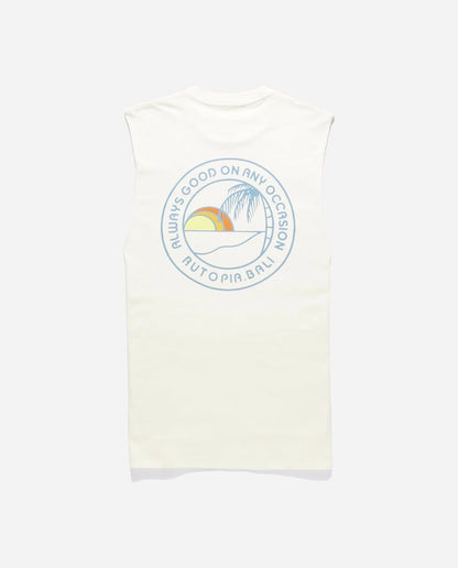 Rutopia The Coast Lines Muscle Men - Cream