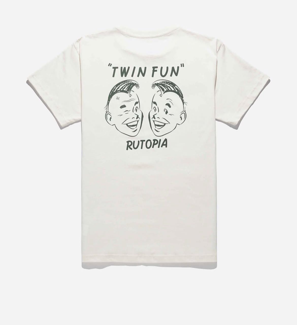 Rutopia Twin Fun 2.0 Tee Men - Ivory