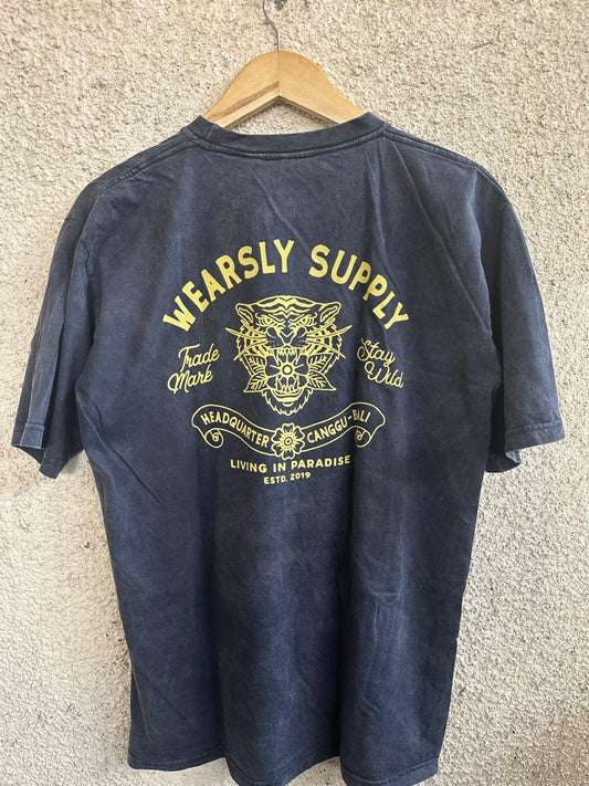 Wearsly MD Tiger Rose Tee Men - Black