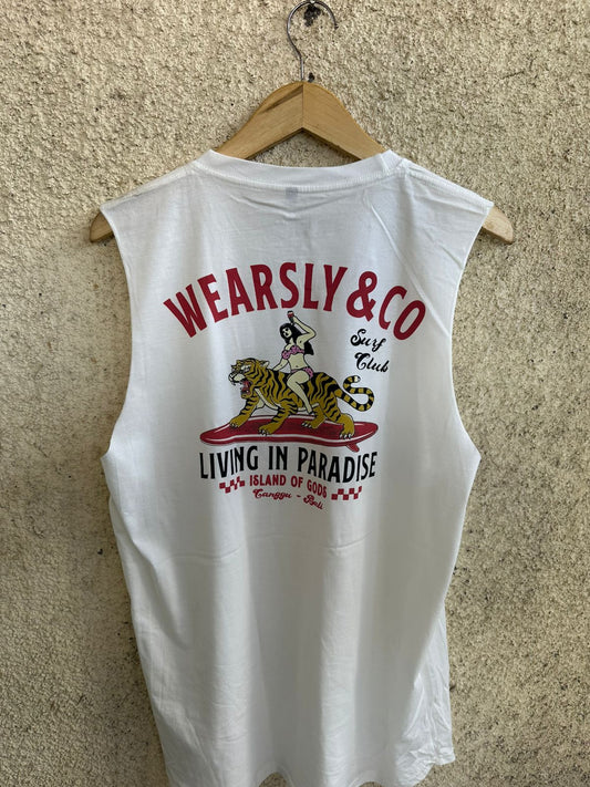 Wearsly MD MSCL Surf Tiger Men - White