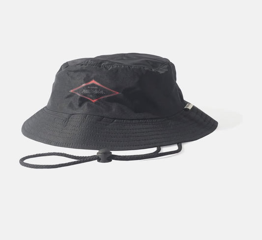 Rutopia Red Diamond Safari Hat - Black