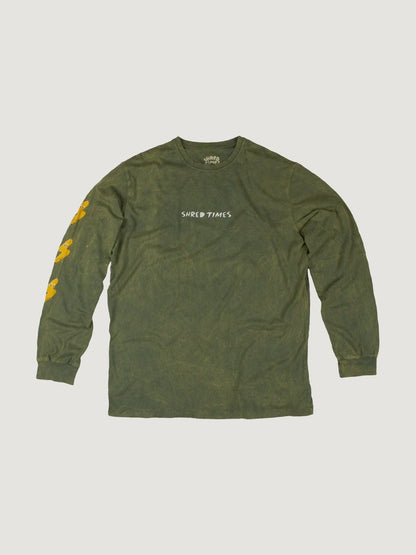 ShredTimes Longsleeve Banana - Green
