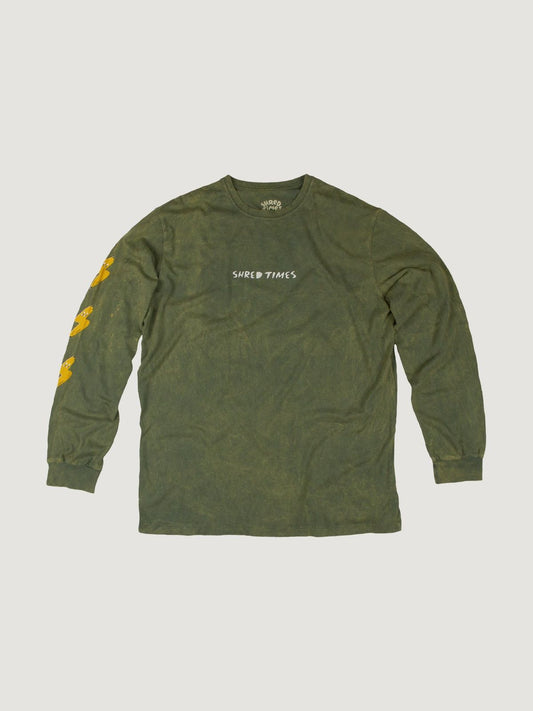 ShredTimes Longsleeve Banana - Green