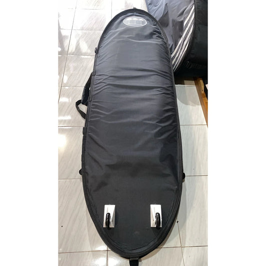 PalmBayBali Coffin 5 Impact + Wheels  Boardbags - Black