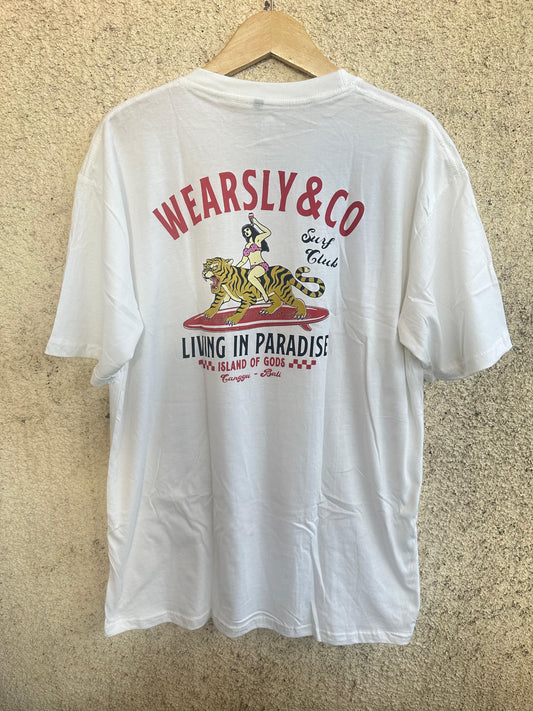 Wearsly MD Surf Tiger Men - White