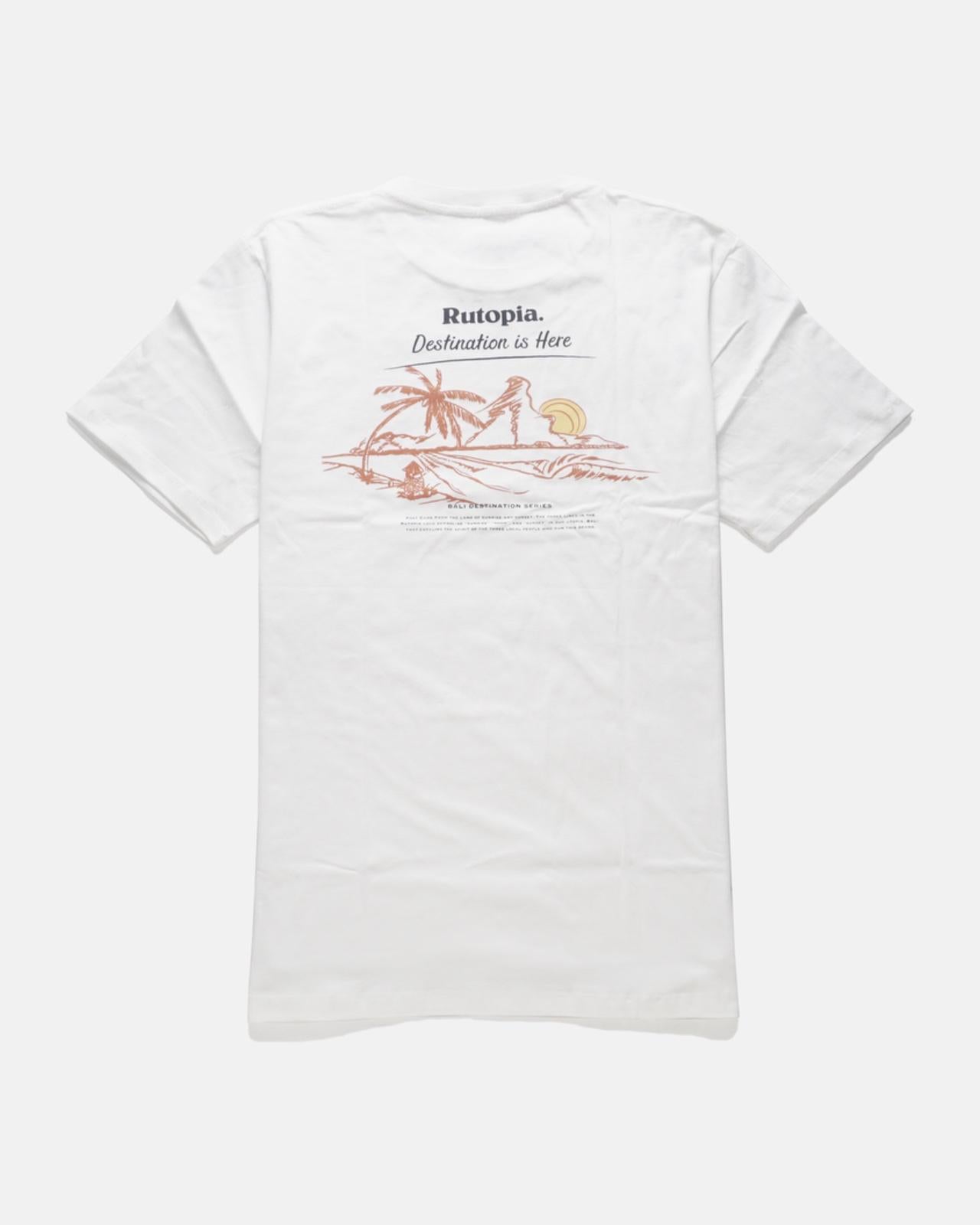 Rutopia Post Card Tee Men - Ivory