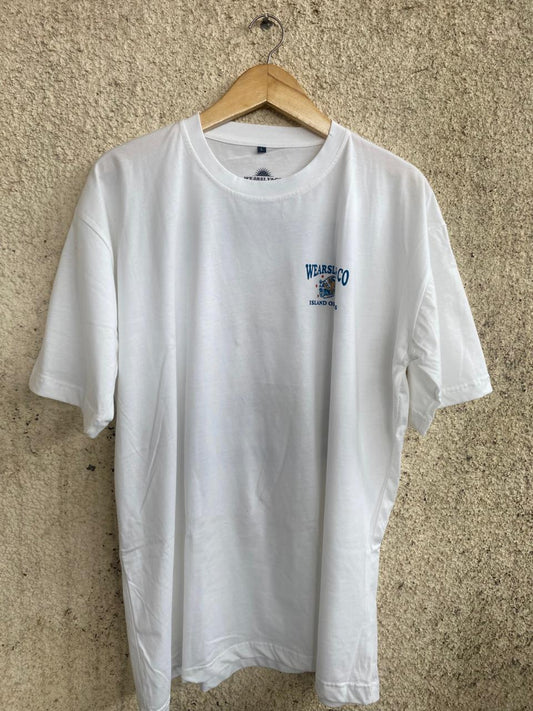 Wearsly MD Tiger Island Tee Men - White