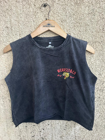 Wearsly AW Muscle Surf Tiger Women - Black