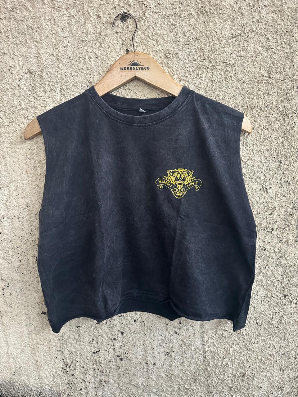 Wearsly AW Muscle Tiger Rose Women - Black