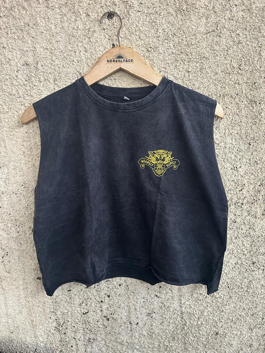 Wearsly AW Muscle Tiger Rose Women - Black
