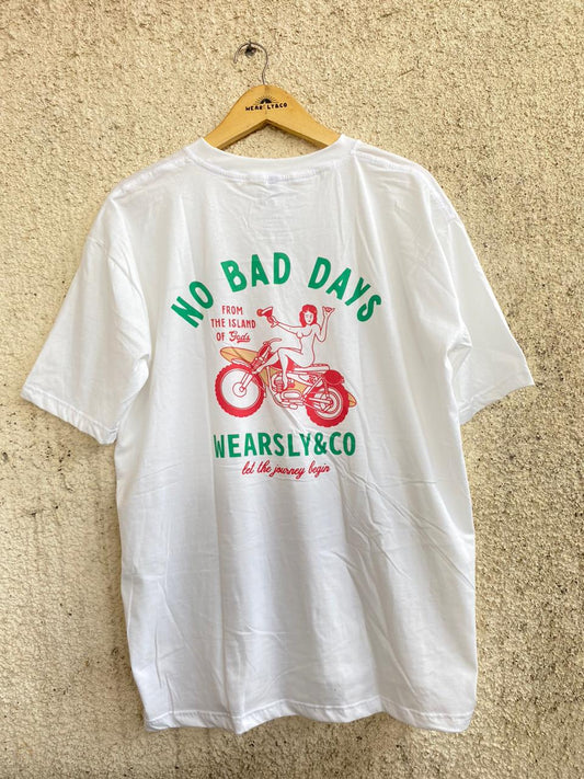 Wearsly MD No Bad Days Tee Men - White