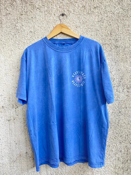 Wearsly MD Two Crocodile Tee Men - Blue