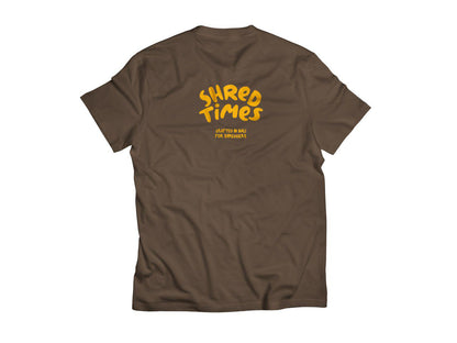 ShredTimes Tshirt Team Rider Men - Brown