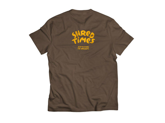 ShredTimes Tshirt Team Rider Men - Brown