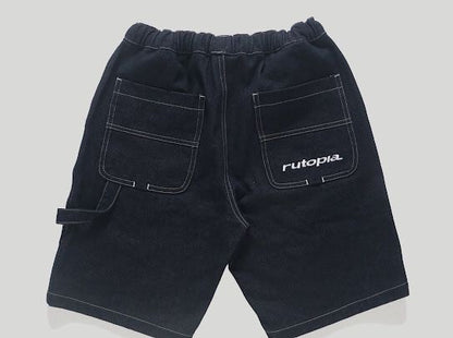Rutopia Eternal 90 Denim Short Men - Black
