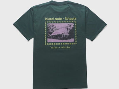 Rutopia Save House Tee Men - Blue Stone