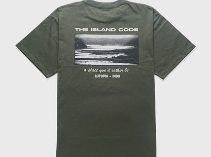 Rutopia Cliff Hunter Tee Men - Green
