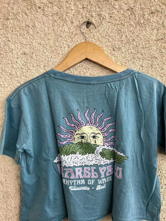 Wearsly AW Sad Wave Tee Women - Green