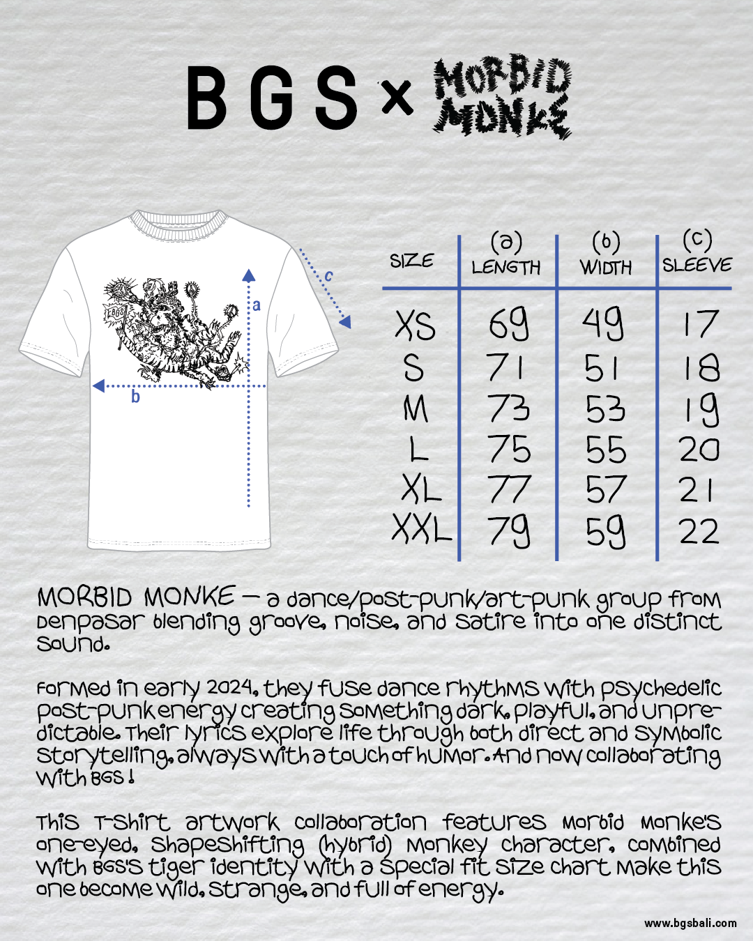 BGS x Morbid Monke Tee - Black