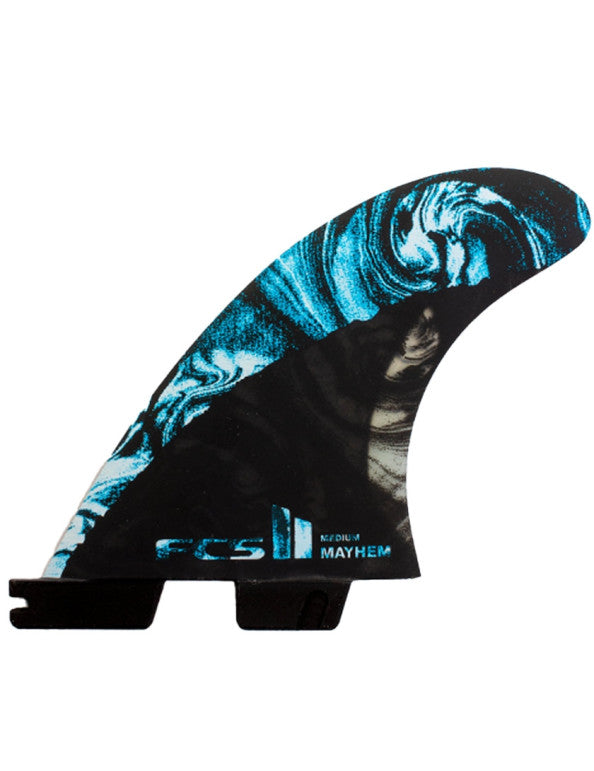 FCS II Matt Biolos PC Carbon Tri Fin - Blue