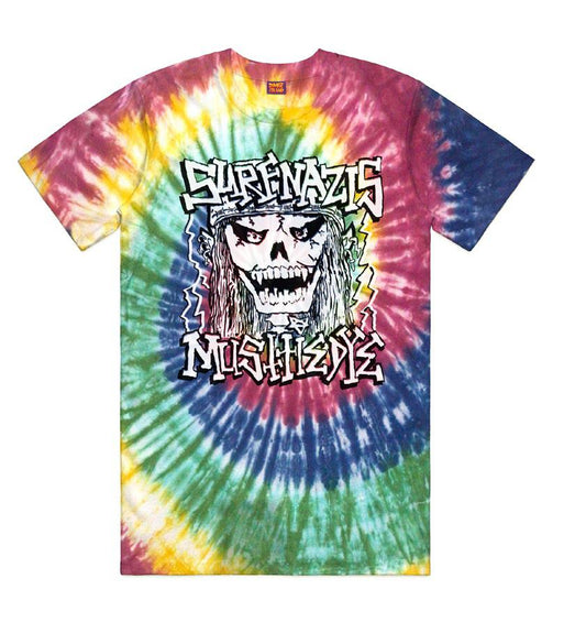 ZombieIsland Surf Nazi Tee Men - Rainbow Tie Dye