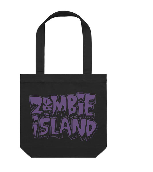 ZombieIsland Horror Logo Tote Bag - Black