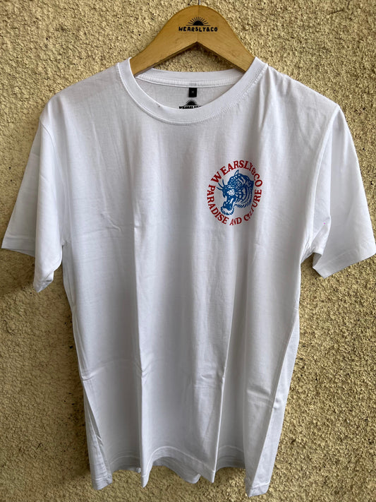 Wearsly MD Blue Sun Tee Men - White