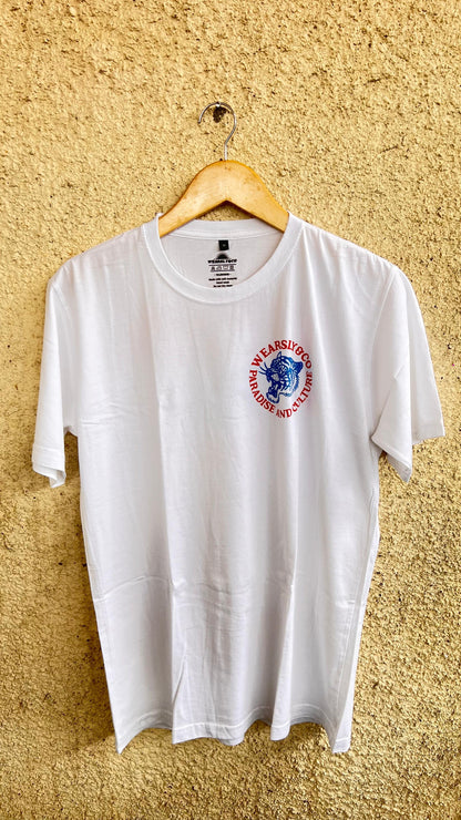 Wearsly MD Blue Tiger Tee Men - White
