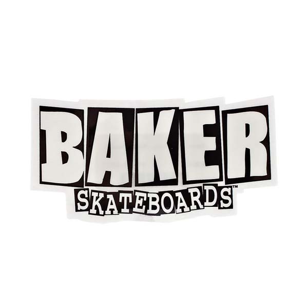 Baker Brand Logo Sticker - Black
