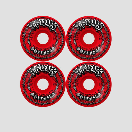 Spitfire Formula Four T-Funk Raw 97 Radial Full Skateboard Wheels