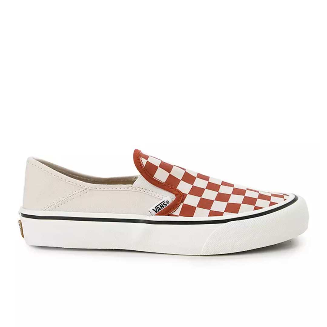 Original Vans Shoes Slip-On Vr3 Sf - Checkerboard Red