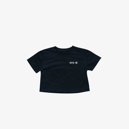 BGS Barong Crop Tee Black