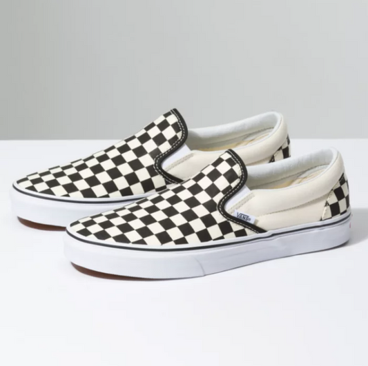 Original Vans Classic Slip On - Black & White Checkerboard Core