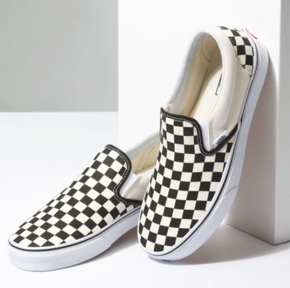Original Vans Classic Slip On - Black & White Checkerboard Core