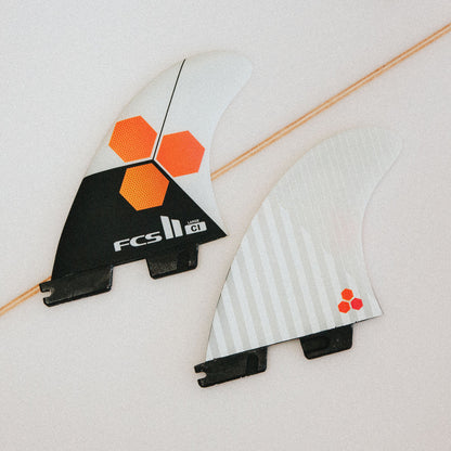 FCS II CI Upright Tri Fins - White