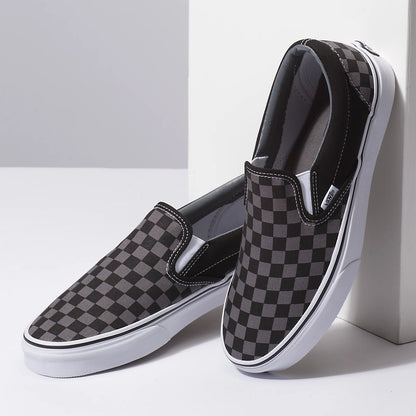 Original Vans Classic Slip On - Black/Pewter Checkerboard