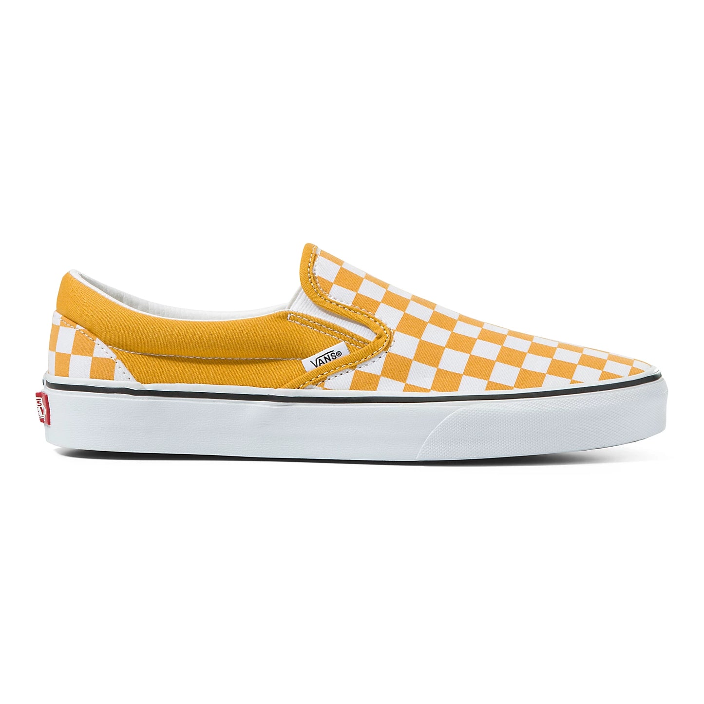 Original Vans Classic Slip On - Theory Checkerboard Golden Yellow