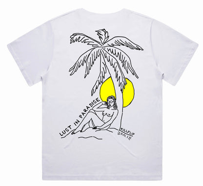 Lust Paradise Tee Men - White