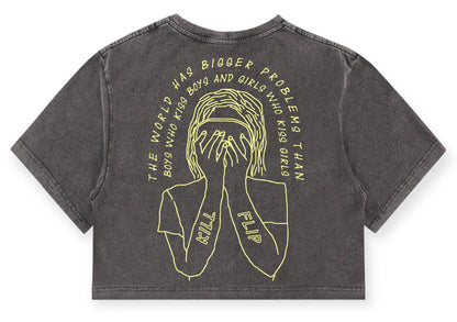 Bigger Problem Crop Tee Women - Various Color