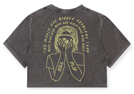 Bigger Problem Crop Tee Women - Various Color