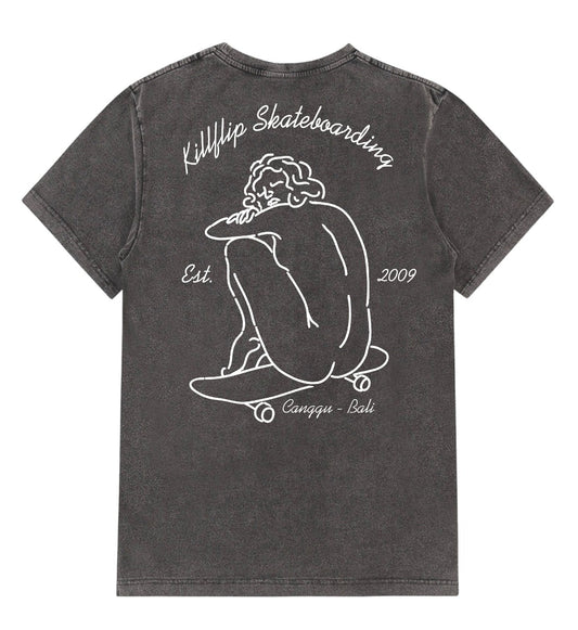 Canggu Skate Tee Men - Blackwash