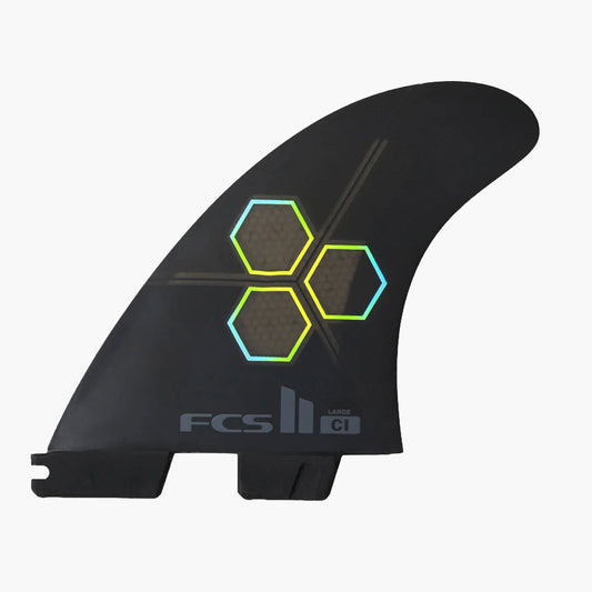 FCS II CI Upright Tri Fins - Black