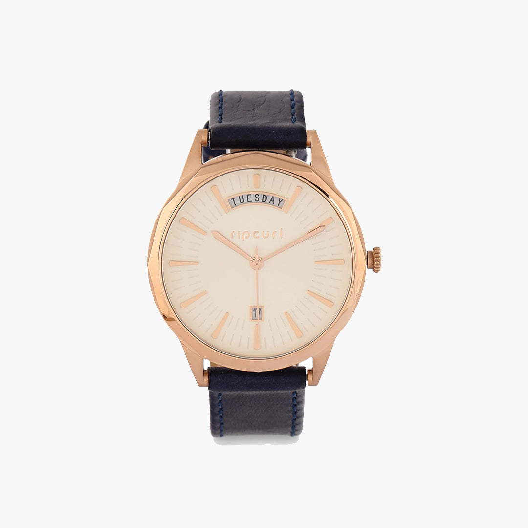 Indie Rose Gold Leather Watch - Rose Gold