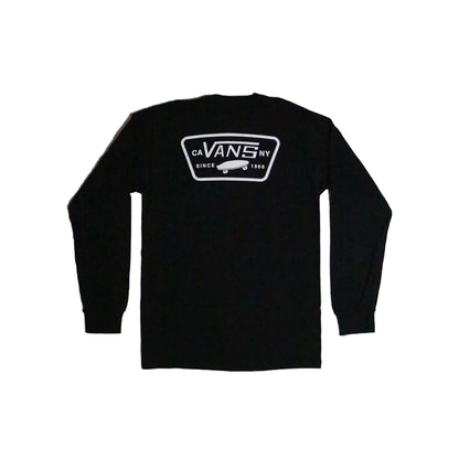 Original Vans Full Patch Back Long Sleeve - Black