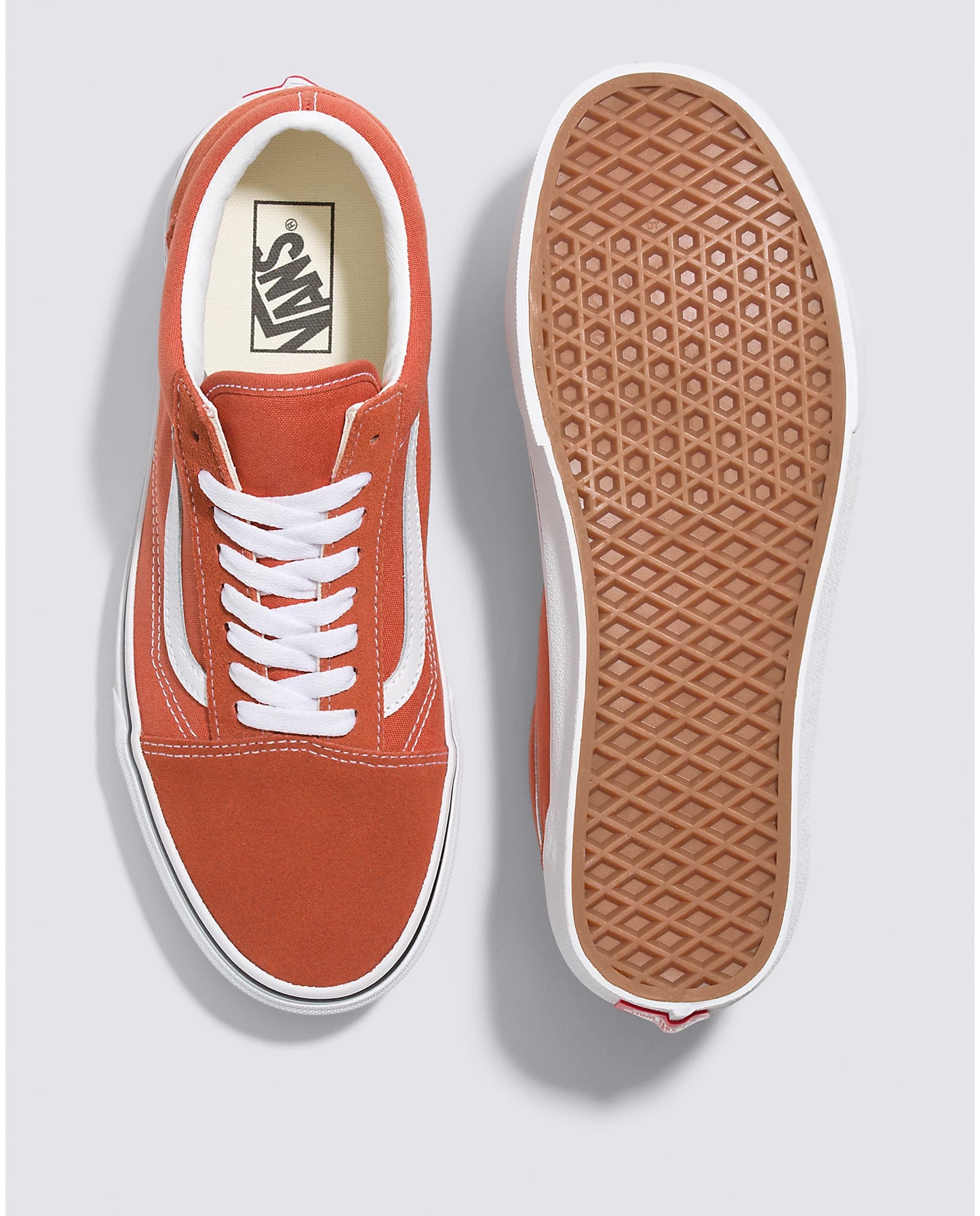 Vans old skool ochre sales & true white womens shoes