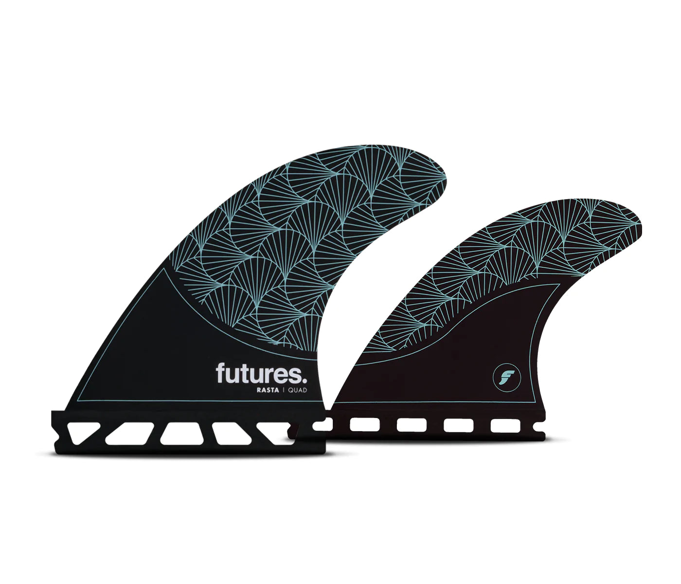 Futures Rasta Quad - Black Teal